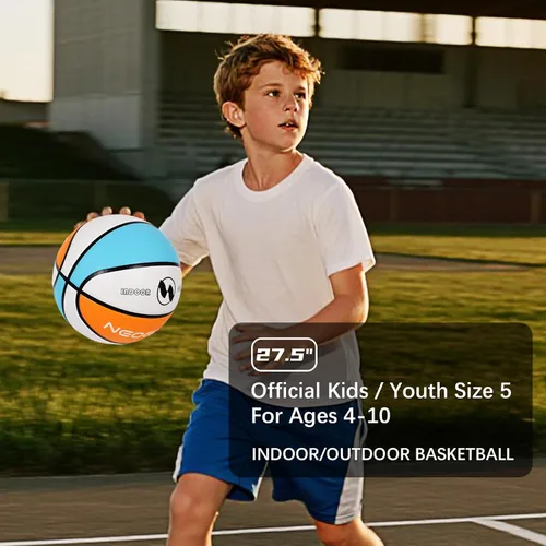 Vista 21 de Kids Toddler Youth Size 3/4/5 Basketball 22/25.5/27.5