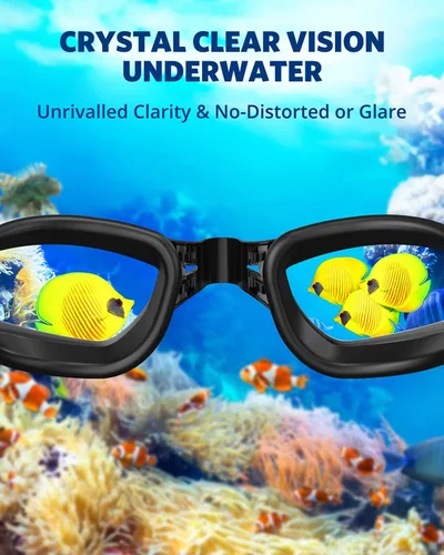 Vista 6 de Aegend Swim Goggles, Swimming Goggles No Leaking Full Protect Adult Youth