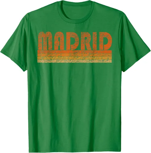 Vista 54 de clásico Retro Madrid playera, hombre 3XL, Asphalt Negro