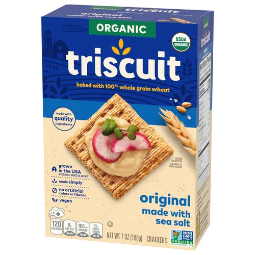 Vista 16 de Triscuit Galletas originales orgánicas) sin OMG, 7 onzas (paquete de 6)