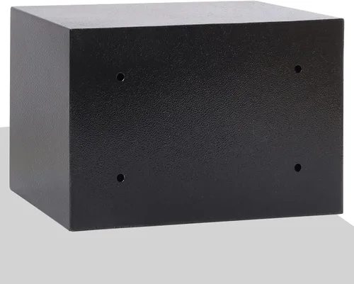 Vista 7 de Caja fuerte de seguridad para dinero, seguridad digital 0.33CF para oficina en casa, caja fuerte electrónica de acero con teclado, 12.2 x 7.8 x 7.8