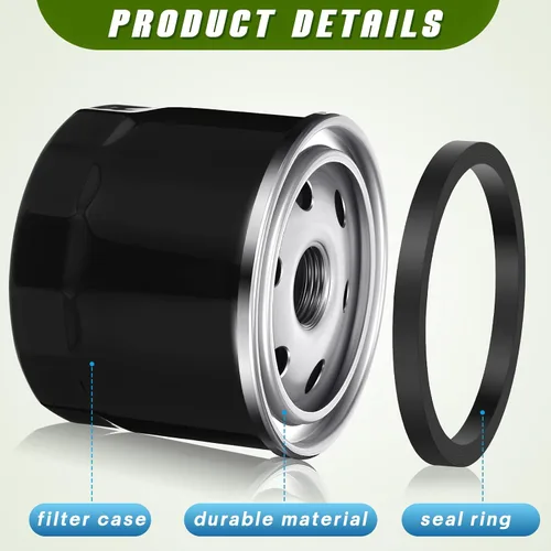 Vista 3 de 4 filtros de aceite de 12 050 01-s para cortacésped, compatible con motores de cortacésped, generadores y tractores Kh-12-050-01 12-050-01-s