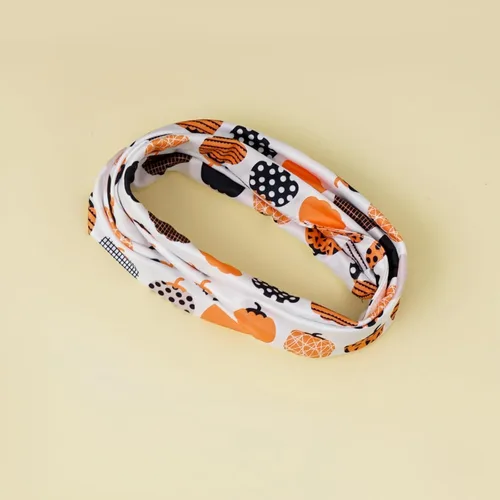 Vista 7 de Noubeau Trajes de Halloween para bebés y niñas pequeñas, con estampado de letras, manga acampanada, camisa de vestir linda calabaza con pantalones