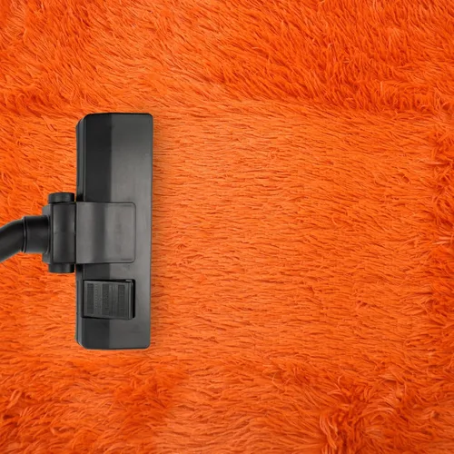 Vista 5 de Lifup Alfombra rectangular esponjosa para sala de estar o dormitorio, color Naranja