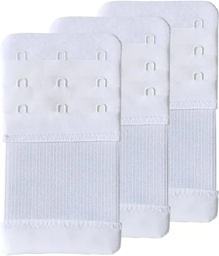 Vista 17 de SAMGU Extensores de brasier para mujer, 2 ganchos, 3 ganchos, 4 ganchos, 5 ganchos, 6 ganchos, correa de extensión de brasier elástica suave 2