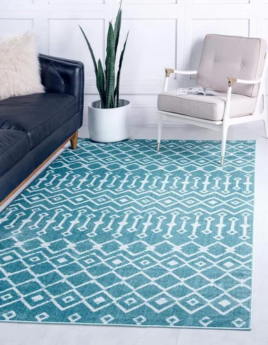 Vista 17 de Unique Loom Enrejado Marroquí Colección Trellis Geométrica Transicional Beige/Marfil Alfombra Área (10 pies 8 pulgadas x 16 pies 5 pulgadas)