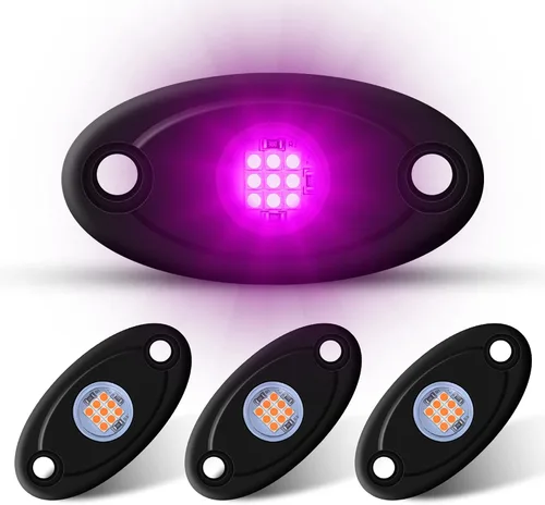 Vista 10 de 4Pods - Luces LED de rock, luz azul neón
