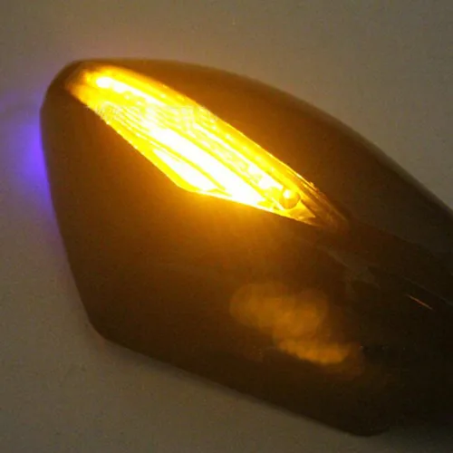 Vista 3 de Espejo retrovisor de motocicleta Espejos de señal de giro para 2003-2012 Cbr 600Rr 2004-2007 Cbr1000Rr