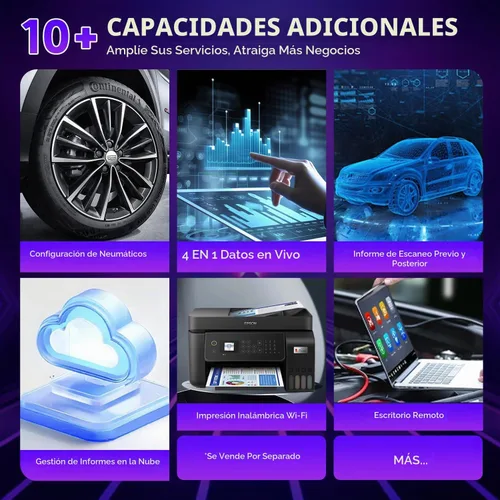 Vista 8 de Autel Escáner MaxiCheck MX900, herramienta de escaneo bidireccional 2026 con más de 3000 pruebas activas, diagnóstico de todos los sistemas, CAN