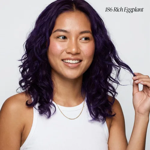 Vista 78 de Adore Tinte semipermanente morado para el cabello, vegano y libre de crueldad, 4 onzas líquidas, 197 Peri Winkle (paquete de 2)
