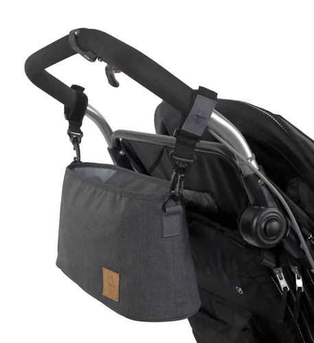 Vista 3 de LÄSSIG Glam Goldie - Organizador para cochecito de bebé, con accesorio para silla de paseo, color antracita