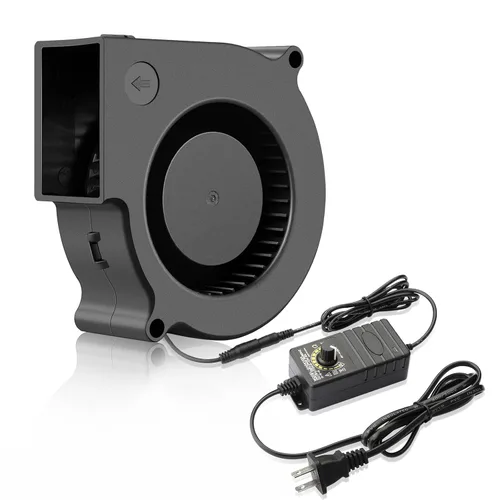 Vista 11 de Wathai Ventilador centrífugo USB de 2.953 in x 1.181 in Ventilador de refrigeración de turbina de 5 V USB Small Blower for DIY Computer Case, Home