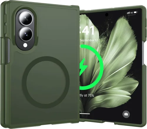 Vista 15 de Funda para Samsung Galaxy 8 Fold Z compatible con MagSafe, transparente