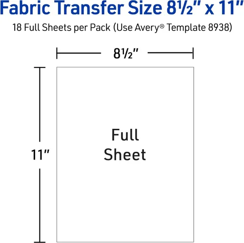 Vista 9 de Avery - Transferencias de camisetas para impresoras de inyección de tinta