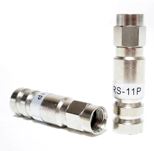 Vista 15 de 2 Piezas RG11 Belden PPC EX11N716PLUS Conector de Compresión de Cable Coaxial de Níquel y Anticorrosión RG-11 Accesorio Coaxial
