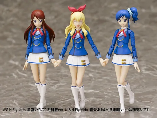 Vista 8 de Bandai Hobby S.H. Figuarts Ran Shibuki - Figura de acción "Aikatsu", versión de uniforme de invierno