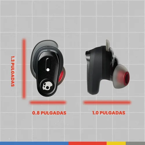 Vista 10 de Skullcandy Method 360 ANC Auriculares Inalámbricos, Sonido por Bose, Auriculares Bluetooth, Cancelación de Ruido Premium, Hasta 40 Horas de Batería