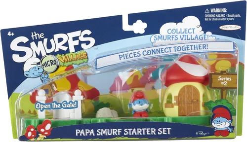 Vista 2 de SMURFS 2 Micro Figure Starter Pack: Papa Pitufo House