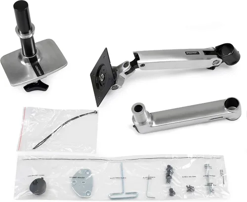 Vista 9 de Ergotron – Brazo para monitor LX, soporte de escritorio para un solo monitor – se adapta a monitores de computadora planos, curvos y ultraanchos