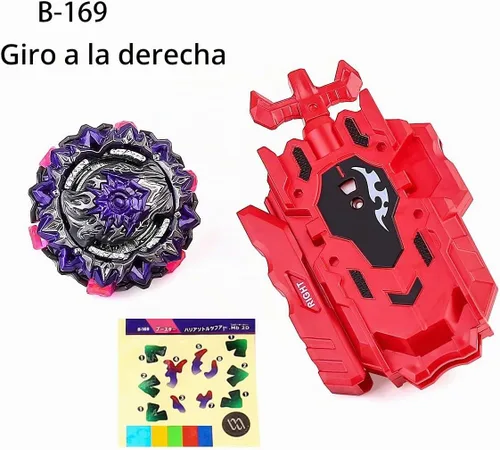 Vista 3 de Battling Tops Burst Superking B-169 Juguetes de Giroscopio para niños con lanzador (B-169)