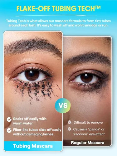 Vista 4 de SHEGLAM Lashlighter Infinite Tubing Impermeable Alargamiento Volumen Lavable Mascara
