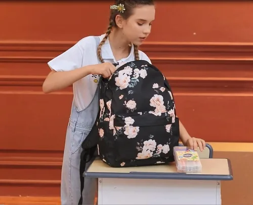 Vista 8 de Bluboon Mochila para la escuela, mochila para niños, adolescentes y niñas, mochila para computadora portátil, regalos para mujeres