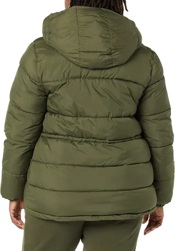 Vista 4 de Tienda Essentials Women's Heavyweight Puffer Jacket with Drawstring Waist