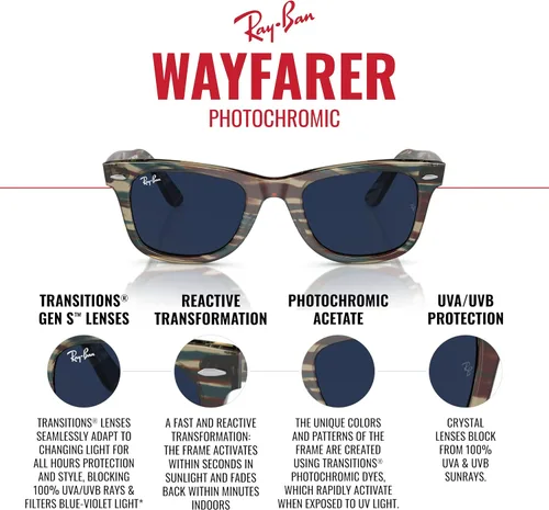 Vista 5 de Ray-Ban Gafas de sol Wayfarer originales RB2140
