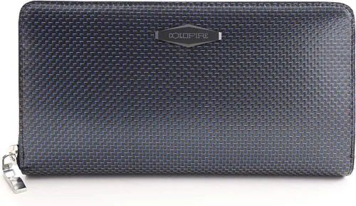 Vista 2 de ColdFire Carteras de acordeón con cremallera alrededor de RFID para mujer para el día o la noche