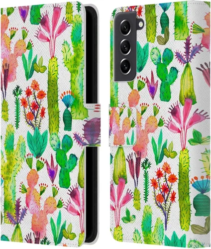 Vista 128 de Head Case Designs Officially Licensed Ninola Brushstrokes Black Summer Patterns Leather Wallet Case Compatible with Samsung Galaxy A07 4G