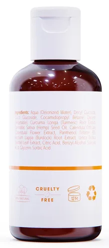Vista 8 de SeoulCeuticals Limpiador facial de cúrcuma coreana, vegano, sin crueldad, limpiador facial coreano para el cuidado de la piel - K Beauty Cuidado