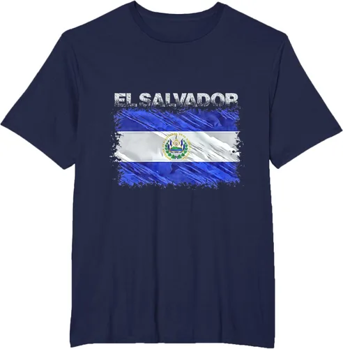 Vista 61 de Camiseta El Salvador, Negro