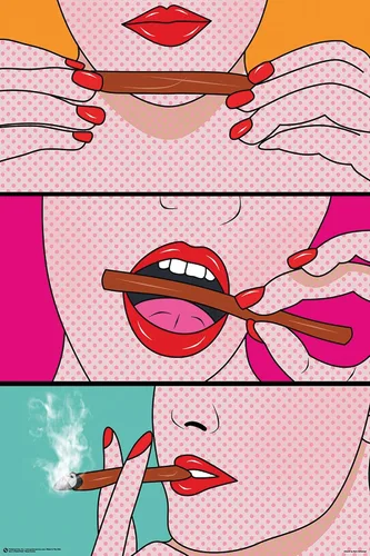Vista 6 de AllPosters Mark Ashkenazi - Póster estándar para pared, diseño de cómic de malezas en marco negro, 24 x 36 pulgadas