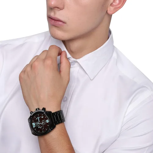 Vista 6 de Diesel Reloj cronógrafo de cuarzo de acero inoxidable para hombre