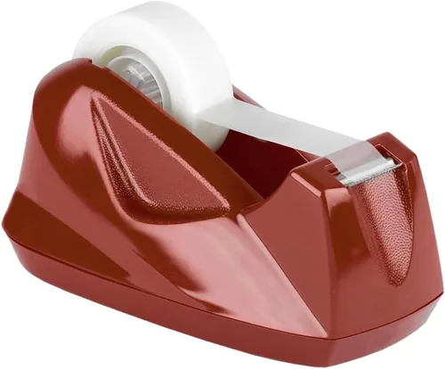 Vista 10 de Acrimet Dispensador de cinta de escritorio prémium con base antideslizante (resistente) (color rosa)