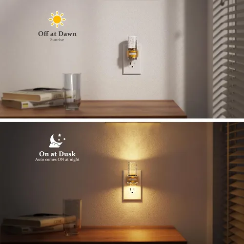Vista 61 de JandCase Motion Sensor Night Light, Bubble Night Lights Plug into Wall