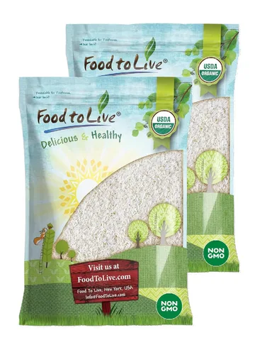 Vista 8 de Food to Live - Arroz Basmati integral orgánico certificado (puro, grano largo, sin OGM, a granel)
