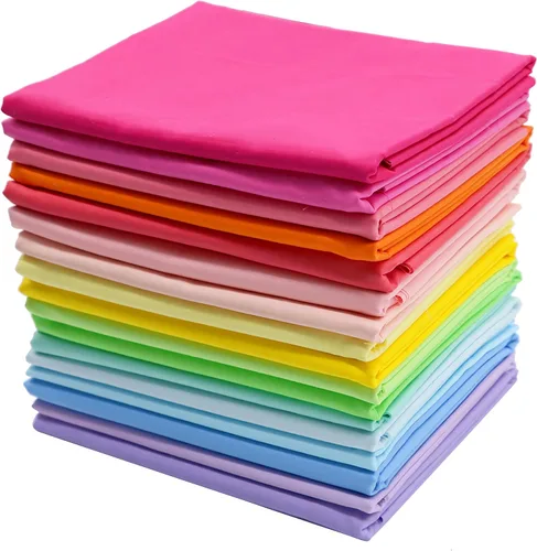 Vista 5 de iNee Aurora Solids Fat Quarters - Paquetes de tela para acolchar, 18 x 22 pulgadas, (Aurora Solids)
