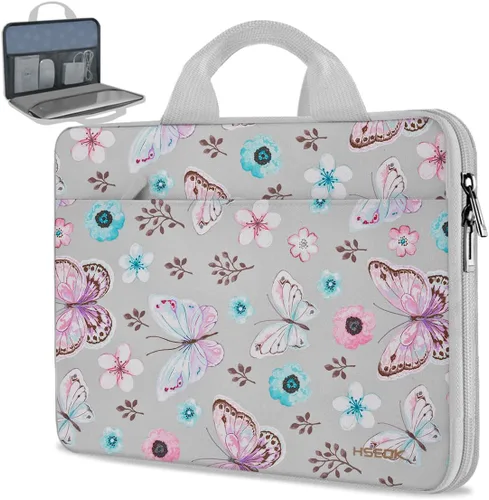 Vista 22 de Hseok - Funda para computadora portátil de 13 a 14 pulgadas, maletín compatible con MacBook Pro de 14 pulgadas M4/M3/M2/M1, todos los modelos de Mac