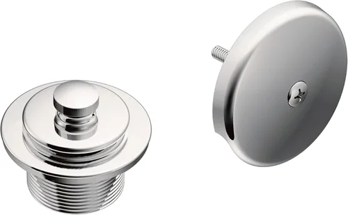 Vista 7 de MoenT90331BG Push-N-Lock Kit de drenaje de ducha con hilos de 1-1 / 2 pulgadas, oro cepillado