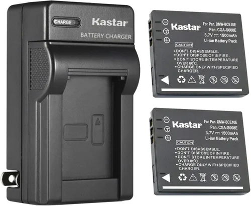 Vista 5 de Kastar Cargador de batería de pared AC para Panasonic CGA-S008 CGA-S008A, DMW-BCE10 DMW-BCE10E DMW-BCE10PP, VW-VBJ10 VW-VBJ10E-K VW-VBJ10PP1K