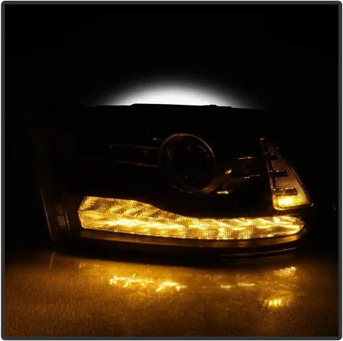 Vista 6 de ACANII - Para [modelo de estilo proyector] 2013-2018 Dodge Ram 1500 2500 3500 Faros delanteros negros montaje izquierdo+derecho