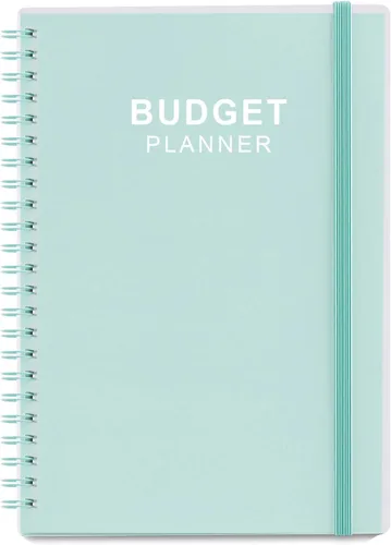 Vista 8 de Planificador de presupuesto y organizador mensual de facturas con bolsillos. Cuaderno de seguimiento de gastos, diario de presupuesto y planificador