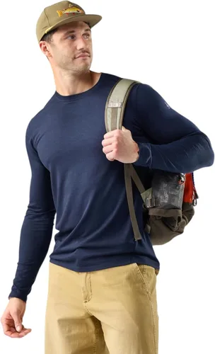 Vista 4 de SmartWool Capa Base de Merino Clásica para Hombre de Manga Larga para Todas las Estaciones Negro