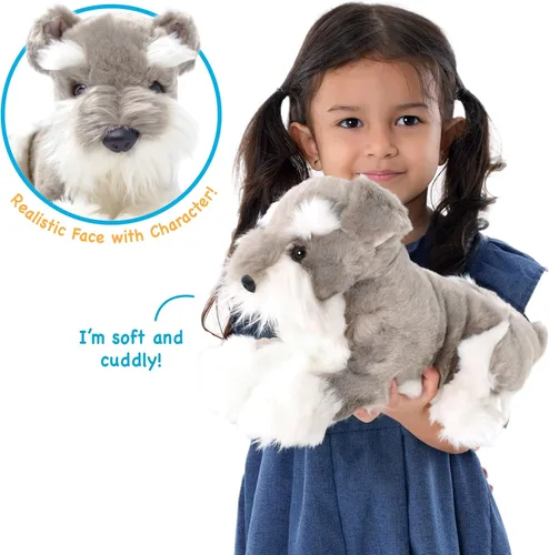 Vista 2 de TigerHart Siegfried El Schnauzer - Juguete de peluche de 13 pulgadas