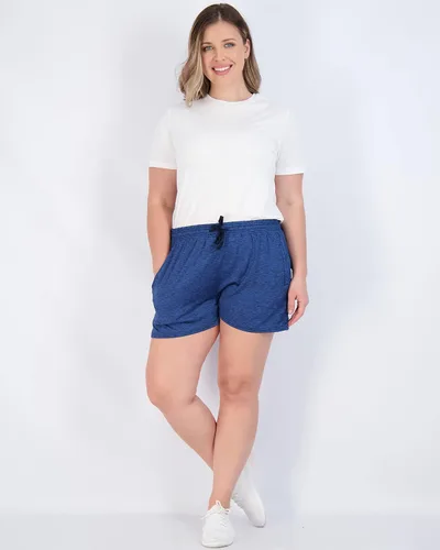 Vista 4 de Real Essentials Dry-Fit - Pantalones cortos deportivos para mujer con bolsillos con cremallera, paquete de 4, (disponible en tallas grandes)