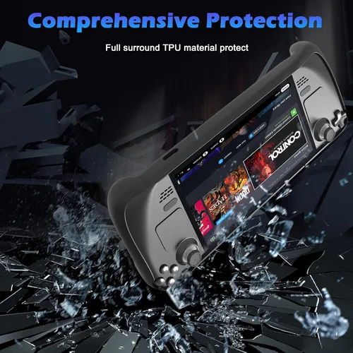 Vista 2 de Funda para cubierta de vapor funda protectora compatible con cubierta de corriente funda protectora de poliuretano termoplástico con soporte a