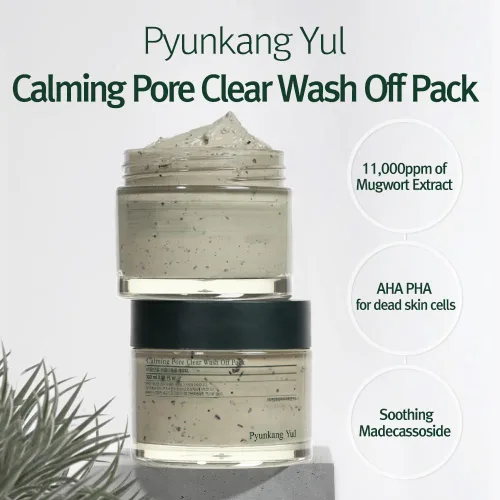 Vista 3 de Pyunkang Yul Máscara de lavado para aclarar los poros calmante 100 ml