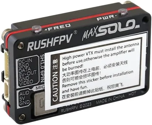 Vista 2 de Tanque Rush VTX 2.5 W MAX Solo VTX 5.8G FPV Transmisor CNC Shell largo alcance para RC Drone MultiRotor FPV Racing