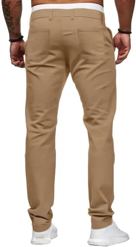 Vista 5 de Pantalones de vestir ajustados ajustados para hombre